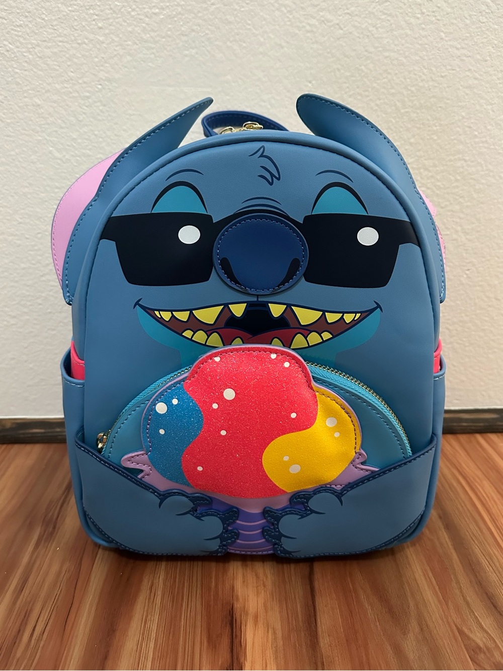 NWT Loungefly Disney Parks Aulani Resort stitch shave ice scented backpack